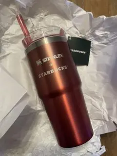 【新品•未使用】3wayステンレスタンブラーStanleyクランベリー414ml
