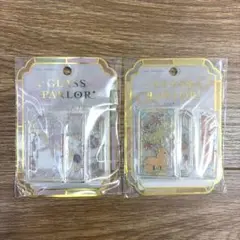 ゆ*ラ様 GLASS PARLOR クリアステッカー 2パックセット