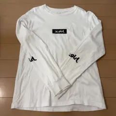 X-girl 長袖Tシャツ ホワイト ボックスロゴ