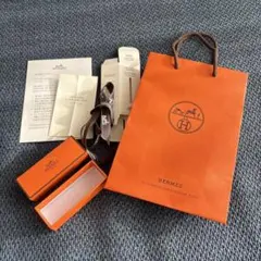 エルメス リップ 箱　リップケース　袋　リボン HERMES ギフト　ショッパー