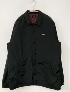 OBEY ブラック ナイロンジャケット M