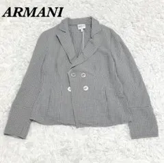 【美品】ARMANI COLLEZIONI ジャケット IT46 グレーのサムネイル