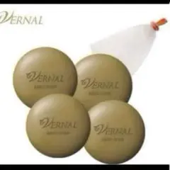 VERNAL 石鹸 90g 4個入り + 泡立てネット