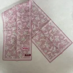 PINK HOUSE ピンクハウス フラワー柄　ロングハンカチ　（ピンク）のサムネイル