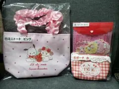 リルアラモード　ミニトートとポーチ、ステッカーセット