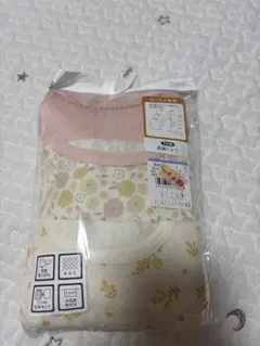 【新品未使用】西松屋　ベビー肌着 3枚セット 花柄　90