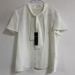 未使用品　Paul Stuart ポールスチュアート　Mタイ付　半袖ブラウスのサムネイル