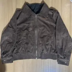 美品】 地底人 リバーシブルPUレザージャケットbrown - メルカリ