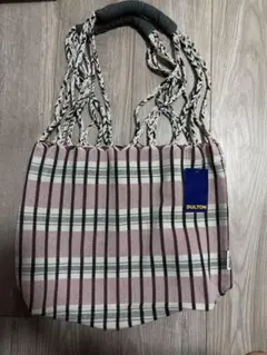 DULTON チェック柄トートバッグ