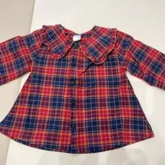 futafuta チェック柄ブラウス