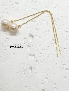 大人気✨ゴー☆ジャス♡14kgf アメリカンチェーン　あこやパール8㎜