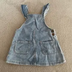 ZARA デニム　オーバーオール　ワンピース　92cmのサムネイル