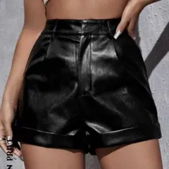 SHEIN レザー ショート パンツ M 2950626