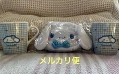 サンリオ　カオハナ　シナモロール　カップ2個　ミニフェイスポーチキラカワ1個
