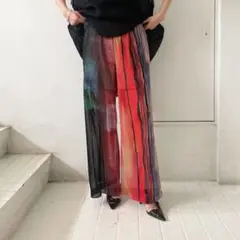 mukasa ムカサ / Photo print tule pants