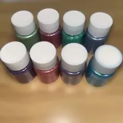 マイカパウダー 8個セット ハンドメイド レジン エポキシ樹脂 着色