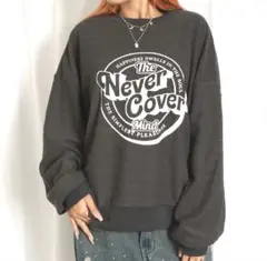 サークル裏使い裏毛プルオーバー トレーナー