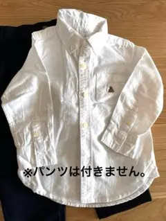 【美品】GAP 3歳 ホワイト長袖シャツ　フォーマル　男の子　入園式