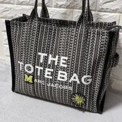 人気✨マークジェイコブス モノグラム トートバッグ ラージ ジャカード 大容量