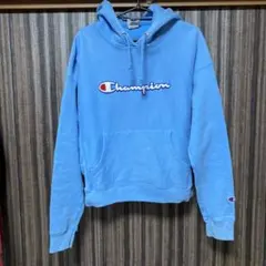 Champion REVERSE WEAVE パーカー Lサイズ ライトブルー