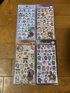 ボンボンドロップシール　和柄４種セット