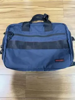 91 美品 ブリーフィング ビジネスバッグ 3way ディープシー ネイビー 