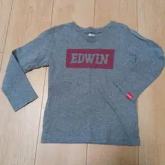 110 EDWIN グレー 長袖カットソー