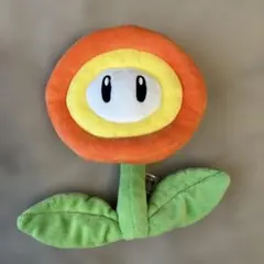 サンエイ　ファイヤーフラワーぬいぐるみ　スーパーマリオ