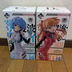 一番くじ エヴァンゲリオン 30th C賞 綾波レイ D賞 アスカ・ラングレー