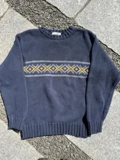 90's 00's eddie bauer コットンニット