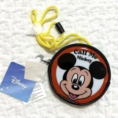 【最終値下げ】【新品未使用】ディズニー ミッキー 財布 首かけ コインケース
