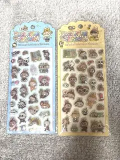 ラブブ 3D 立体 シール ぷくぷくシール 蓄光 光る 新品未使用