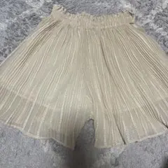 プリーツ　キュロットスカート　150cm