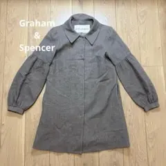 Graham & Spencer ロングコート ワンピースコート ウール混