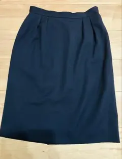 Christian Dior ネイビー ひざ丈タイトスカート