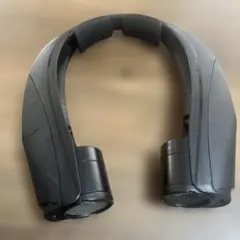 首かけファン　ネッククーラー　携帯扇風機　ブラック　充電式