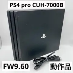 【FW9.60】PS4 Pro CUH-7000B ブラック 本体 1TB