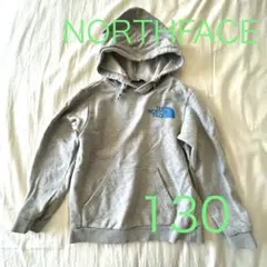 NORTHFACE パーカー　グレー　130