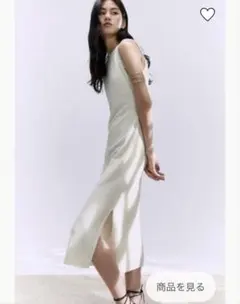 『完売品』H&M ノースリーブメッシュワンピース Lサイズ