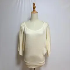 GIRLS MAGIC 日本製　ニットプルオーバー　セーター　袖ゆったり（M）