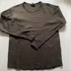 THE NORTH FACE ノースフェイス ワッフル　長袖　カットソー カーキ