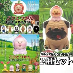 こびとづかん おすわりマスコット1、2 、4 シークレット付き 14種セット