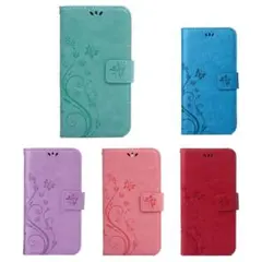 iPhone SE ケース iphone8 6s 7 カバー 手帳型 緑 可愛い