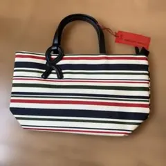 Roberta di Camerino ストライプトートバッグ