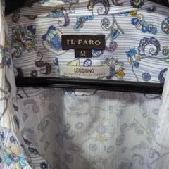 IL FARO Mサイズ 長袖シャツ 花柄