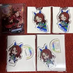 ウマ娘　100均　アクリルブロック　アクリルスタンド　アクキー　キングヘイロー