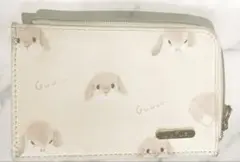 モフズ　うさぎコインケース　うさぎパスケース　ふんわり系うさぎ　うさぎ小物