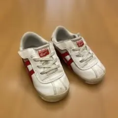 人気　オニツカタイガー　14.5 子供靴　キッズ　白　シューズ　スニーカー