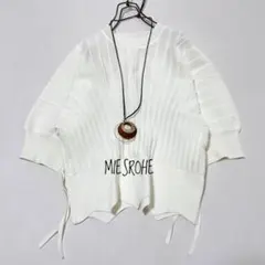 【美品】MIESROHE sustainableオーバルシアーニットTOPS Fのサムネイル