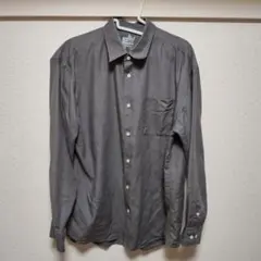 無印良品 ヘンプ シャツ グレー Lサイズ